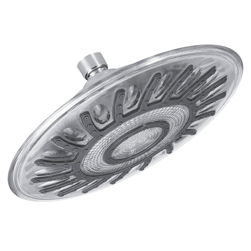 7 Colors Automatic LED Light Changing Round Top Shower Head Bath Rainfall Showerhead High Pressure