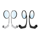 Universal 8/10mm Round Retro Modified Motorcycle Motorbike Cafe Racer Rearview Mirrors