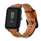 Replacement 20mm Leather Watch Band for Xiaomi Amazfit Pace Youth Smart Watch