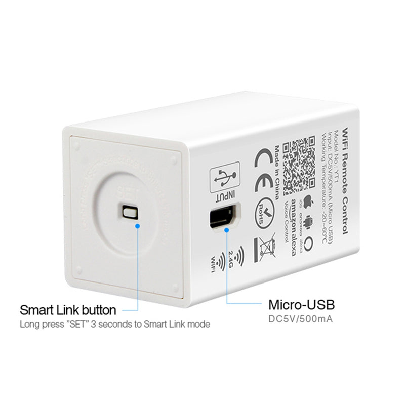 Milight YT1 USB WiFi Smart Voice APP Remote Controller for RGB CCT RGBW LED Strip Light Bulb DC5V