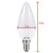 6PCS EXUP AC220V 5W E14 C37 LED Candle Light Bulb for Indoor Living Room Home Decoration