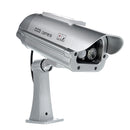 Solar Powered PIR Dummy Simulated Surveillance Camera System Security CCTV Dome Camera