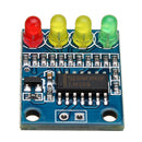 3pcs FXD-82B 12V Battery Indicator Board Module Load 4 Digit Electricity Indication With LED Lamp