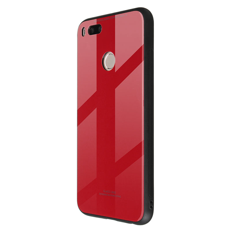 Bakeey Tempered Glass Mirror Back Cover Soft TPU Frame Protective Case for Xiaomi Mi A1 / Xiaomi 5X
