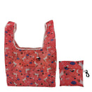 KCASA Flamingo Recycle Shopping Bag Eco Reusable Shopping Tote Bag Cartoon Floral Shoulder Folding Pouch Handbags Printing Kitchen Storage Tool