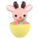 2PCS LeiLei Squishy Jumbo Teacup Deer Christmas Elk 14cm Slow Rising Original Packaging Gift Collection Toy