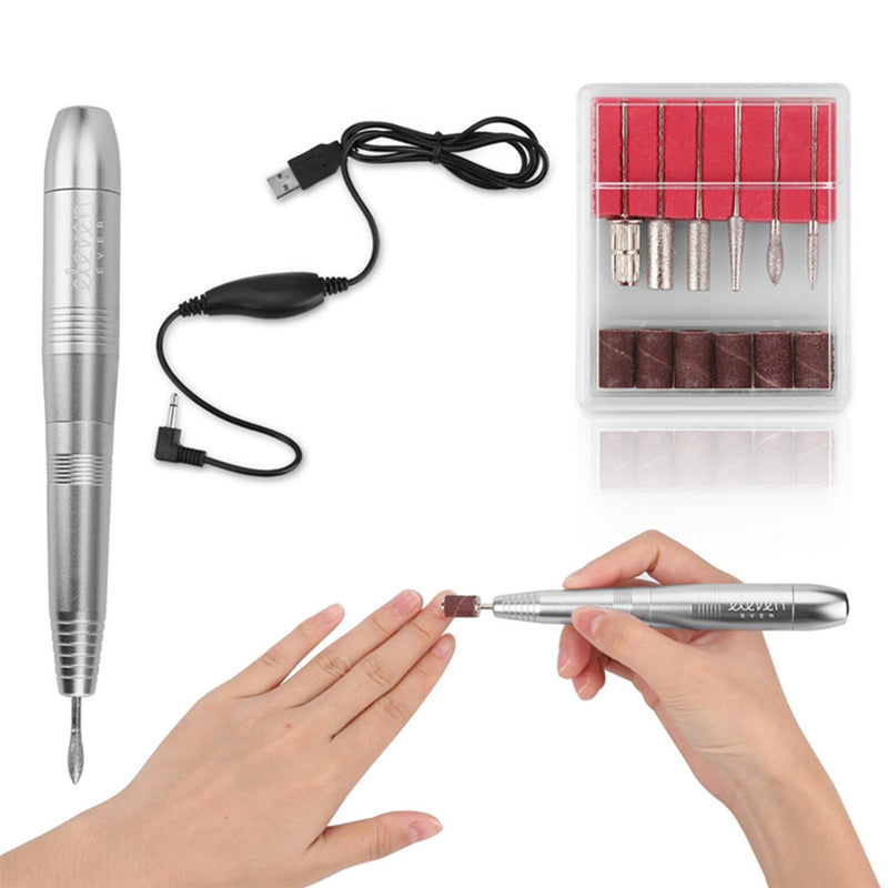 19000RPM Professional Electric Nail Drill Machine File Pen Salon Machine Manicure Set