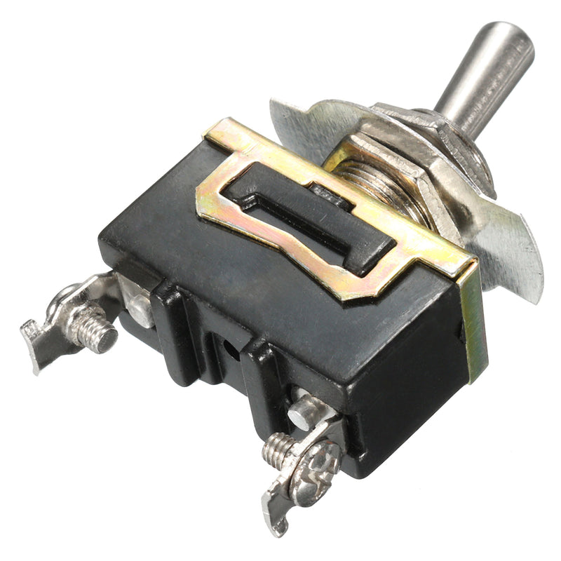5Pcs SPST 2Pin Heavy Duty 15A 250V ON/OFF Rocker Toggle Switch Waterproof Boot