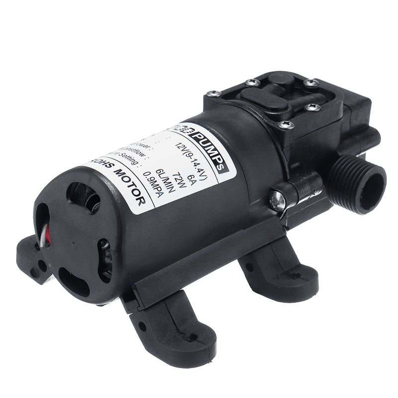 12V 72W Water Diaphragm Pump 6L 20mm Water Pump Diaphragm Self Priming Sprayer Pump