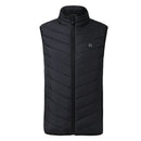 Electric USB Heatiing Warm Hooded Jacket Winter Heated Back + Abdomen + Neck Vest 3 Temperature Control