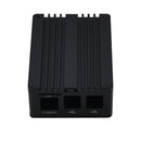 Black Aluminum Alloy Metal Protection Case Shell For Raspberry Pi 3 B/B+