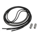 1 Pair Elastic Easy No Tie Shoelaces Lazy Free Tie Sneaker Laces With Buckles Sports Running