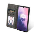 Bakeey Flip Shockproof Card Slot With Magnetic PU Leather Full Body Protective Case For OnePlus 7