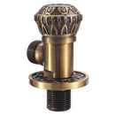 Antique Brass Triangle Valve Bathroom Accessory G1/2 Brass Angle Stop Valve Filling Valves Diamond Pattern Type