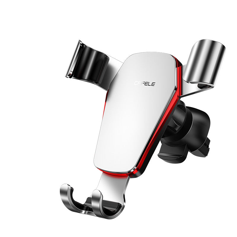Cafele Metal Gravity Linkage Automatic Lock Air Vent 360 Rotation Car Phone Holder For 4.0-6.5 Inch Smart Phone