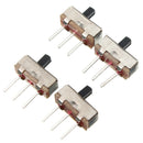 200pcs SS12D00G3 2 Position SPDT 1P2T 3 Pin PCB Panel Mini Vertical Slide Toggle Switch