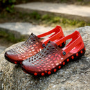 Men Closed Toe Hole Breathable Waterproof Beach Sandals Soft Garden Shoes