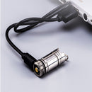 DITO XP-G2 120LM USB Rechargeable LED Keychain Light Portable Mini 10180 Flashlight