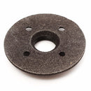 2pcs 3/4 Inch Black Malleable Iron Floor Flange Fitting Pipe NPT Antique Wall Flange Seat