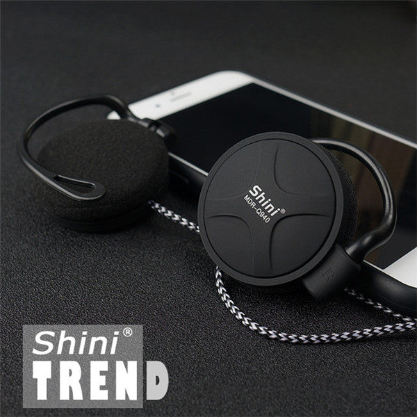 Shini Q940 3.5mm Hanging Ear Heavy Bass Stereo Earphone Headphone for Iphone Samsung Xiaomi