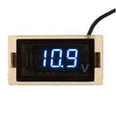 12-24V LED Digital Display Voltage Volt Meterr Panel Motorcycle Blue Red Green