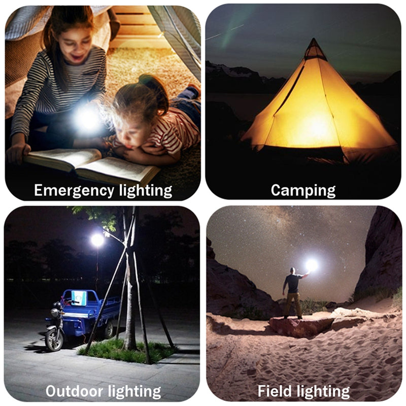 Portable USB Powered 12W 24W White SMD5730 LED Light Bulb Emergency Garden Outdoor Camp Lamp