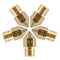 Anet 5Pcs Teflon Throat Tube + 5Pcs 0.4mm Nozzle + 5Pcs Aluminium Heating Block 3D Printer Part Set