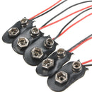 5PCS T-type 9V DC Battery Power Cable Cylinder Jack Connector