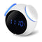 Digital LED Wireless bluetooth Speaker Mini Alarm Clock Mirror Waterproof Noise Cancelling Speaker