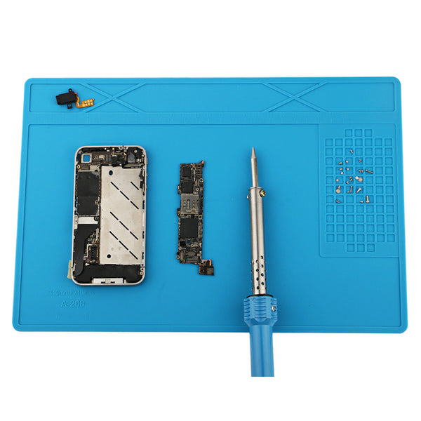 31x21cm Silicone Maintenance Platform Heat Insulation Soldering Repair Pad