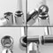 11" Solid Brass Height & Angle Adjustable Extension Shower Wall Arm Bathroom