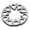 Drillpro 10pcs MW0603/MW0804 Carbide Insert Shim Seats Accessories for WNMG06 Insert Turning Tool