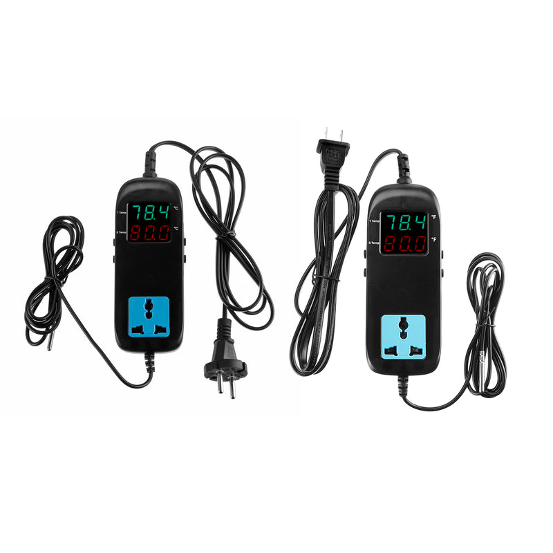 MH2000 AC 90-250V 10A LED Digital Temperature Controller Socket Thermostat
