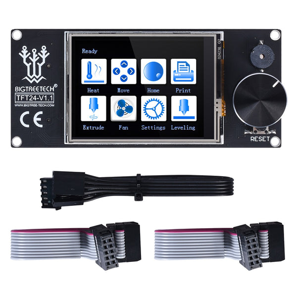 BIGTREETECH TFT24 V1.1 Touch Screen Display Compatible 12864LCD 3D Printer Parts VS MKS TFT2.4 For SKR PRO SKR V1.3 Ender-3