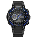 OHSEN AD1705 Digital Watch Dual Display Multifunction LED Sport Swimming Men Watch