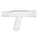 29/32 75 Degree Three-way Borosilicate Glass Distillation Adapter Connector Distilling Tube w/ Standard Ground Taper Joints