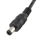 LUSTREON 5.5X2.1mm DC Power Plug Connector Switch Cable for 5050 3528 LED Strip Light 30cm
