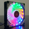 Coolmoon 4PCS 12cm Multilayer Backlit RGB CPU Cooling Fan PC Heatsink with the RF Wireless Remote Control