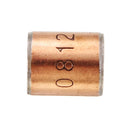 Machifit 10pcs 8x10x12mm Ball Bearing Bushing Copper Alloy Bearing Bushing