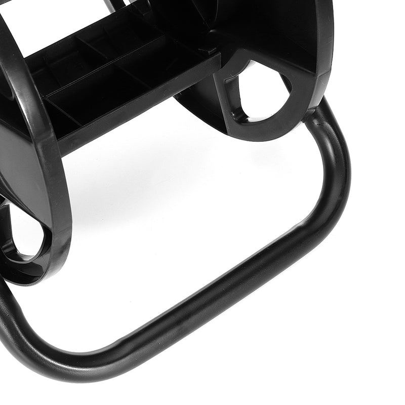 29x26x36cm Portable Black Garden Hose Reel For Hoses 12mm Inner Diameter Hoses Truck