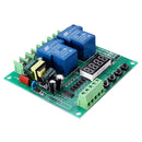 YYB-3 220V 2-Channel Relay Board Motor Driver Shield Board 0.1S-999H Adjustable 30A Relay Module with LED Display