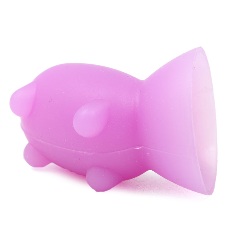 Mini Silicone Cute Pig Shape Sucker Phone Stand Mobile Phone Rubber Holder for Phone Tablet