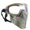 Wosport Tactical Glasses+Half Face Mask Removable Outdoor CS Military Protective Mask