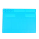 Heat-resistant Soldering Station Soldering Pad Silicone Insulation Pad Heat Gu n Welding Platform Table Mat Repair Pad Maintenance Tool