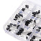 5 x 215pcs 15 Values 0.1uF-330uF Mix Electrolytic Capacitor Kit With Storage Box