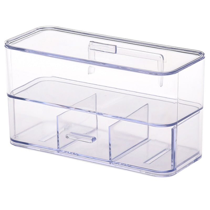 Cosmetic Organizer Storage Clear Makeup Drawers Holder Case Storage Jewelry Box
