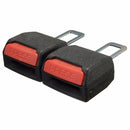 1 Pair Universal Replacement Car Safety Seat Belt Extender Support Clip Buckle