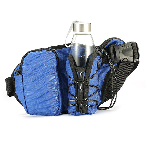 KCASA KC-BC07 Running Cycling Waist Water Bottle Carrier Belt Bag Travel Sport Phone Kettle Holder