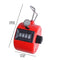 Handheld 4 Digital Tally Mechanical Manual Palm Clicker Number Frequency Counter Timer