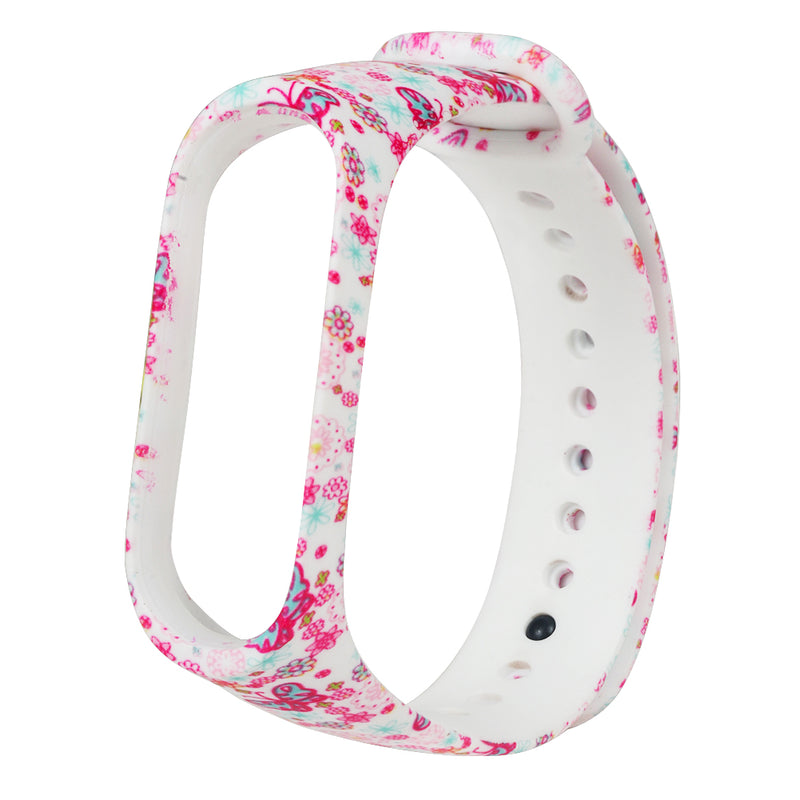 Bakeey Painted Pattern Replacement Silicone Watch Band Strap for Xiaomi Band 4&3 Smart Watch Band